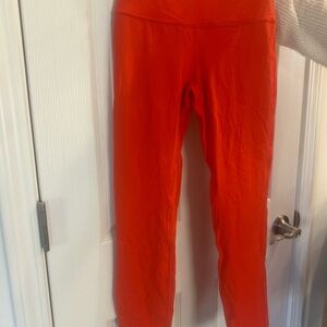 Orange Lululemon Legging
